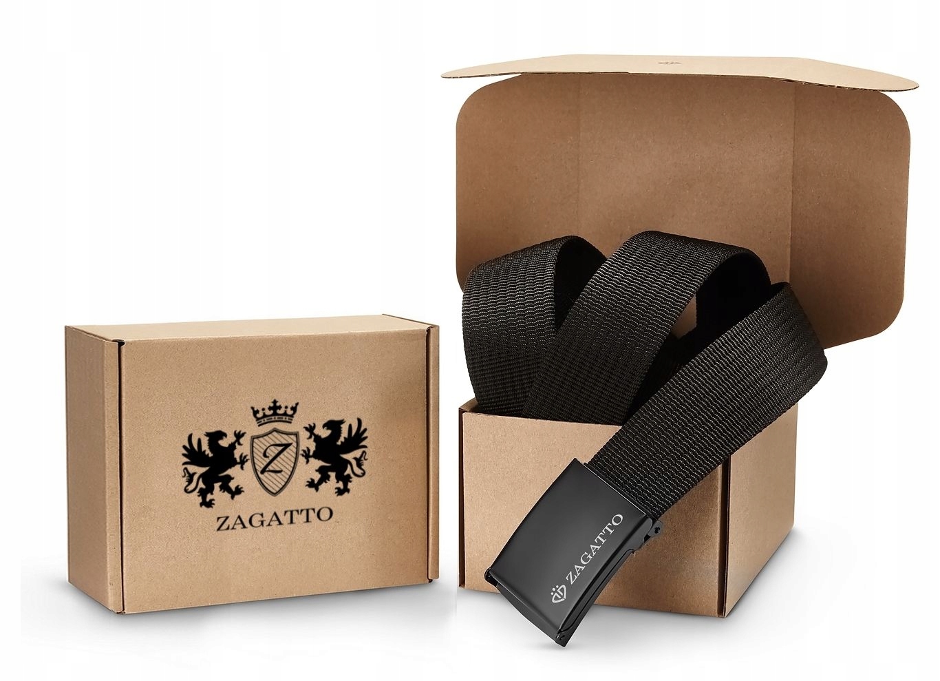 Wytrzymały parciany pasek Zagatto różne kolory Długość bez klamry 105 cm