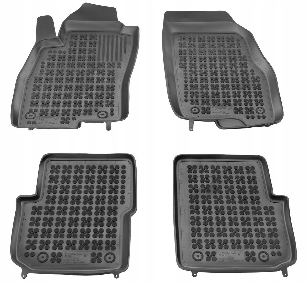 Gumové autokoberce Fiat Punto Evo, 2009-2012