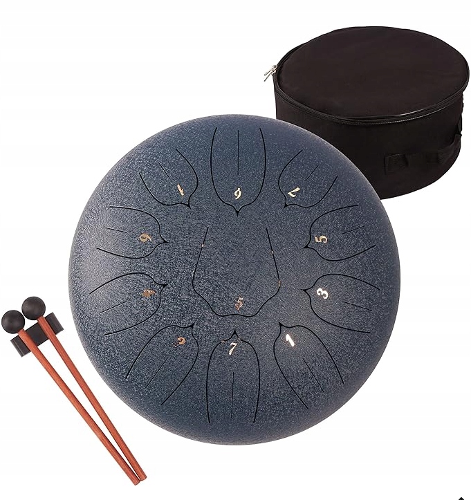 Ocelový jazykový buben, 12 palců, 30 cm, ocelový jazykový buben