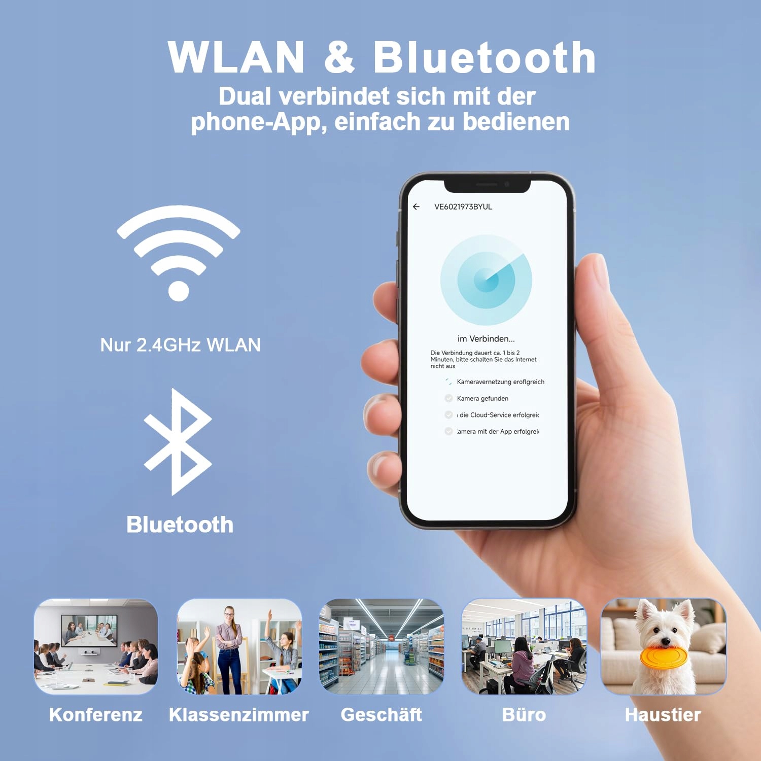 FJJVFF Mini Kamera 4K HD WiFi Kamera z Nocnym Widzeniem i Detekcją Ruchu — miniatura 2