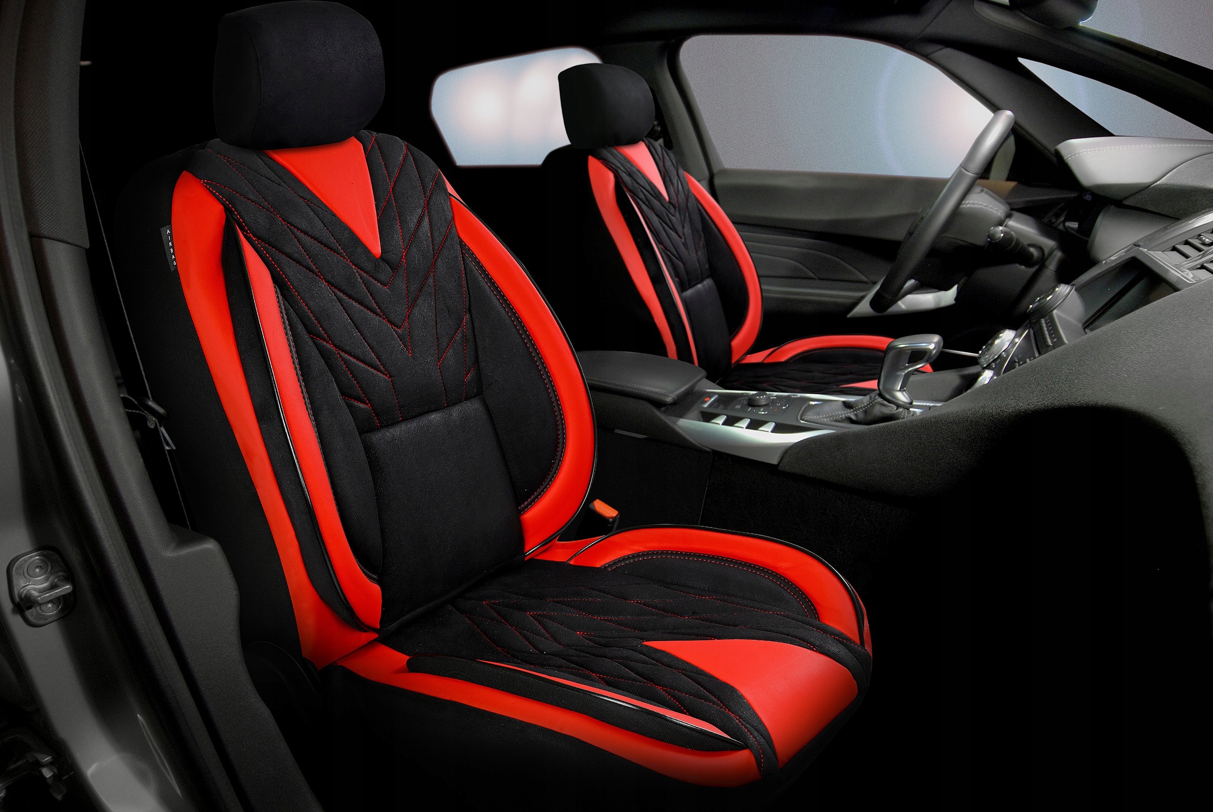 Autopoťahy Wildcar Antillia Červené na komplet sedadiel