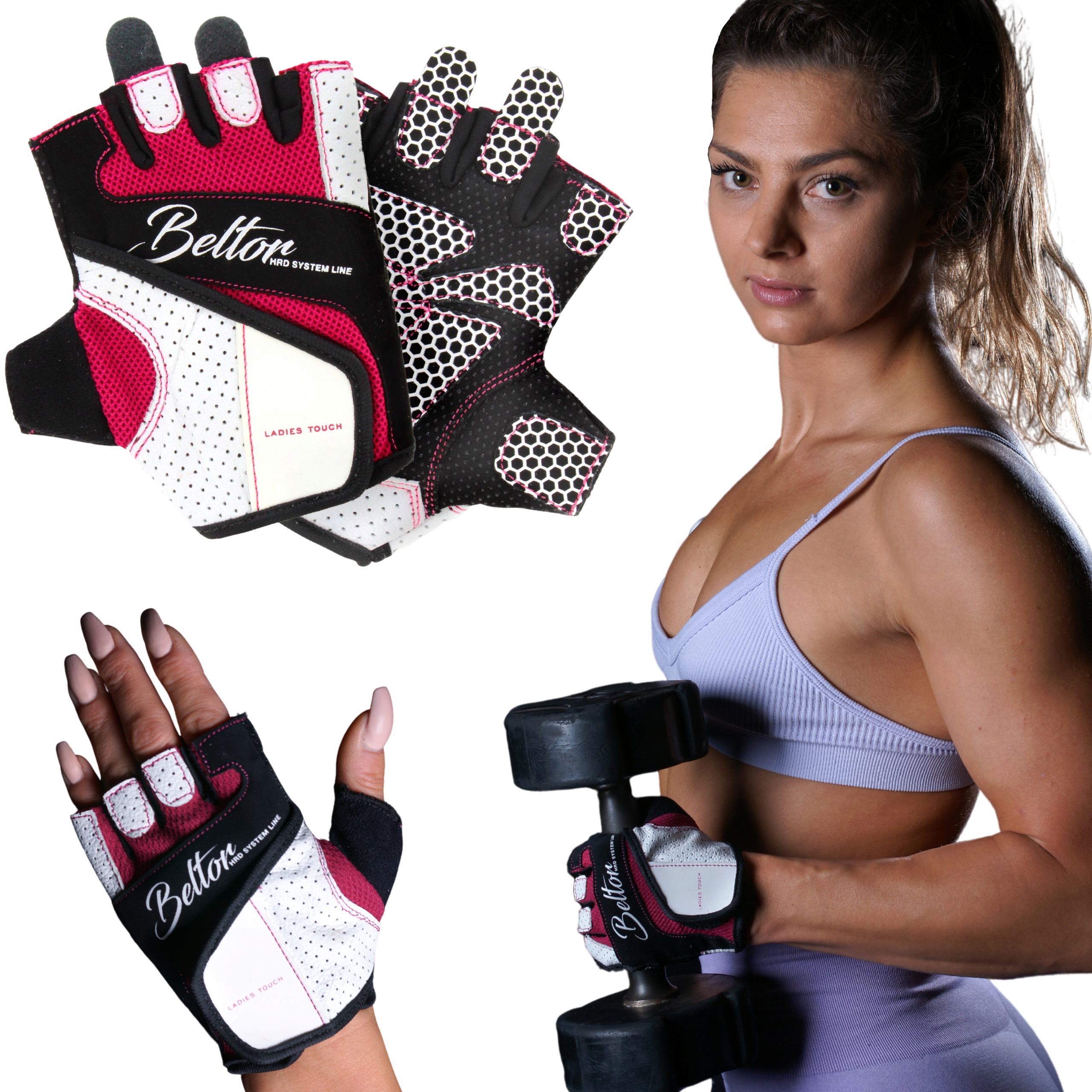 Beltor Rękawiczki Treningowe Do Ćwiczeń Ladies Touch Fitness Damskie Xxs