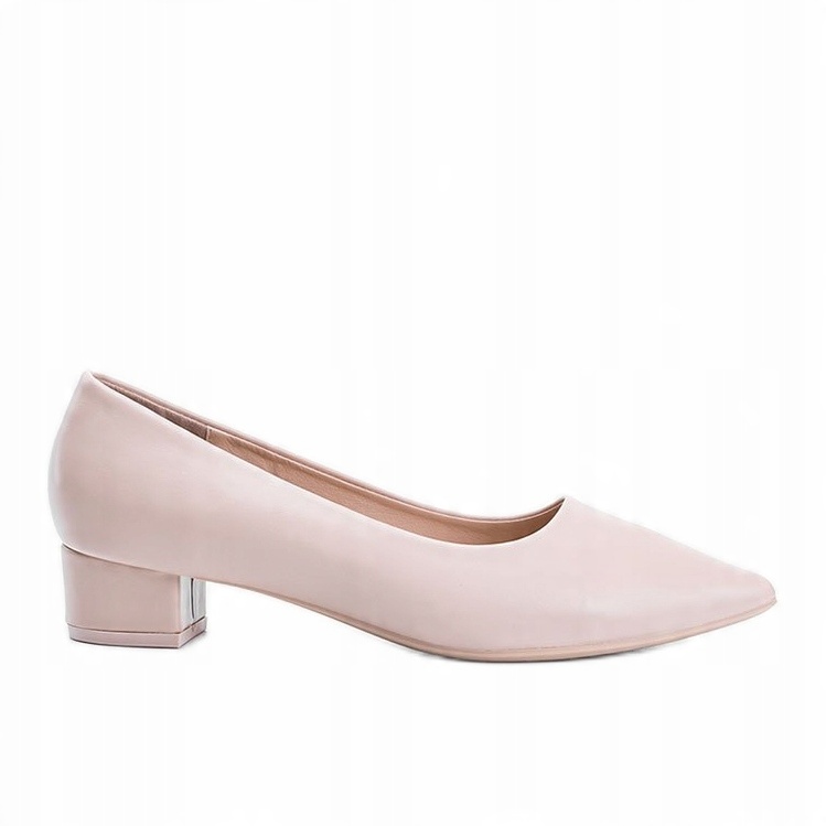 

Beżowy Skóra ekologiczna Buty Czółenka r.39