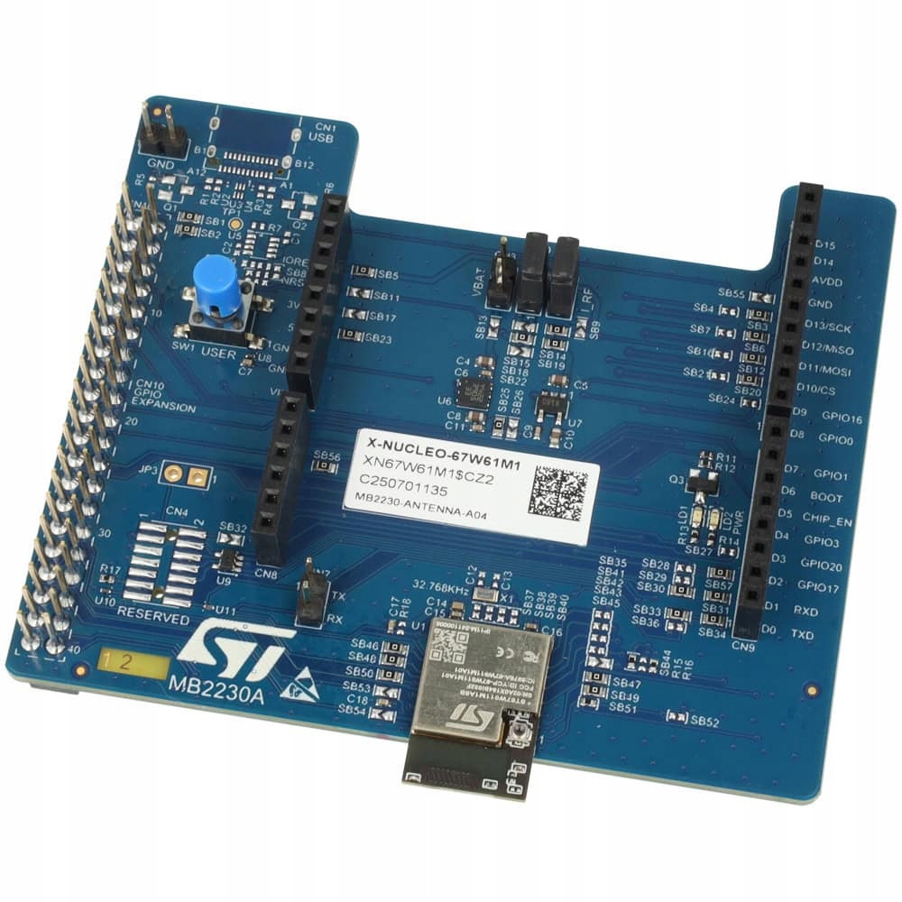 Rozšiřující deska X-NUCLEO-67W61M1