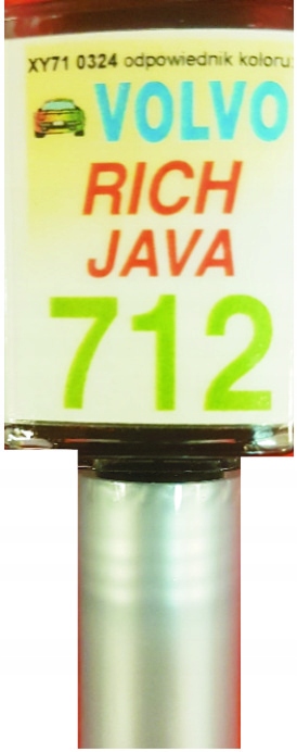Volvo 712 Rich Java Lakier Samochodowy Zaprawka Do Rys 10 ML Arasystem