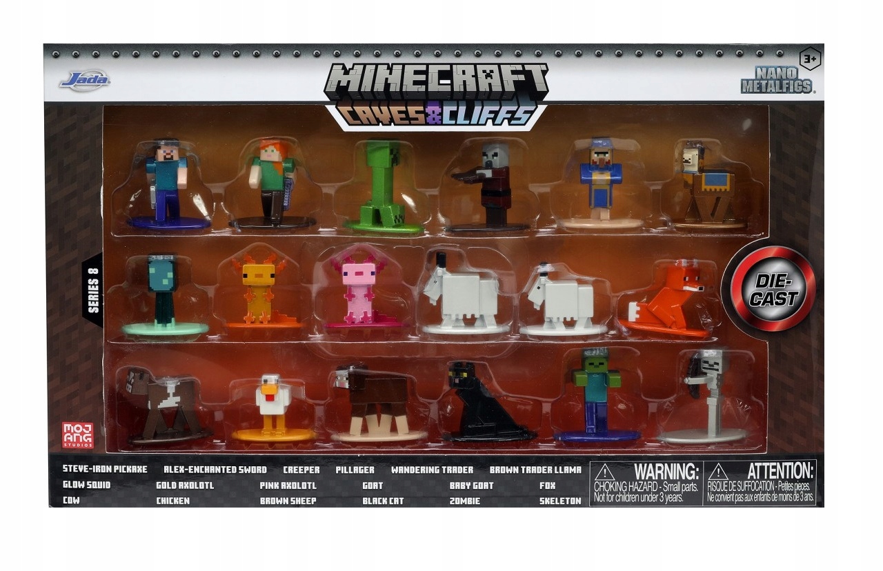 

Jada Minecraft Zestaw Figurek 18 Sztuk Seria 8