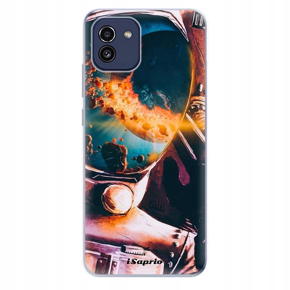 Silikonowe etui iSaprio Astronauta 01 do Samsung Galaxy A03