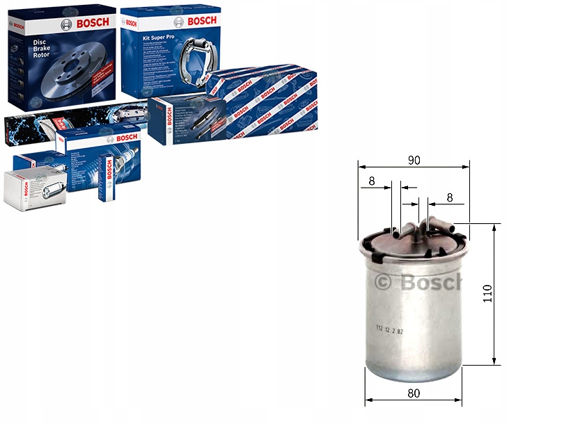 Palivový Filtr Vw 1,4TDI Polo Se Bosch