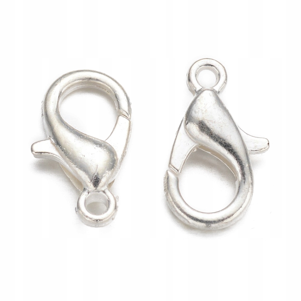 Velkoobchod Uzávěry Karabiny Stříbrné 12mm 1000ks