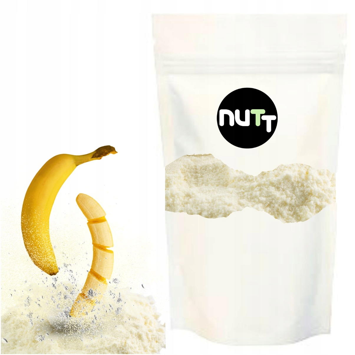 Banan liofilizowany Proszek 500g Bardzo drobny Klasa A nutt