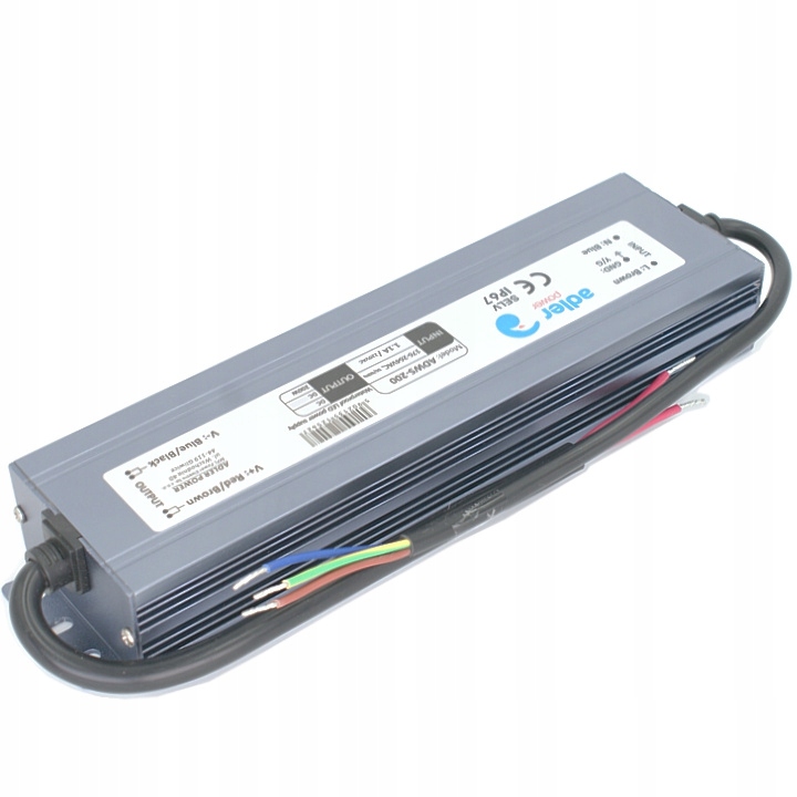 Hermetický Napájecí Zdroj Profesionální 12V 200W 16,7A vodotěsné Led pásky IP67