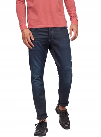 G-star Raw Pánské Džínové Kalhoty Tmavě Modré Bavlněné 26/30 6EA