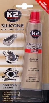 

K2 Silikon Czerwony Wysokotemperaturowy 85g +350C