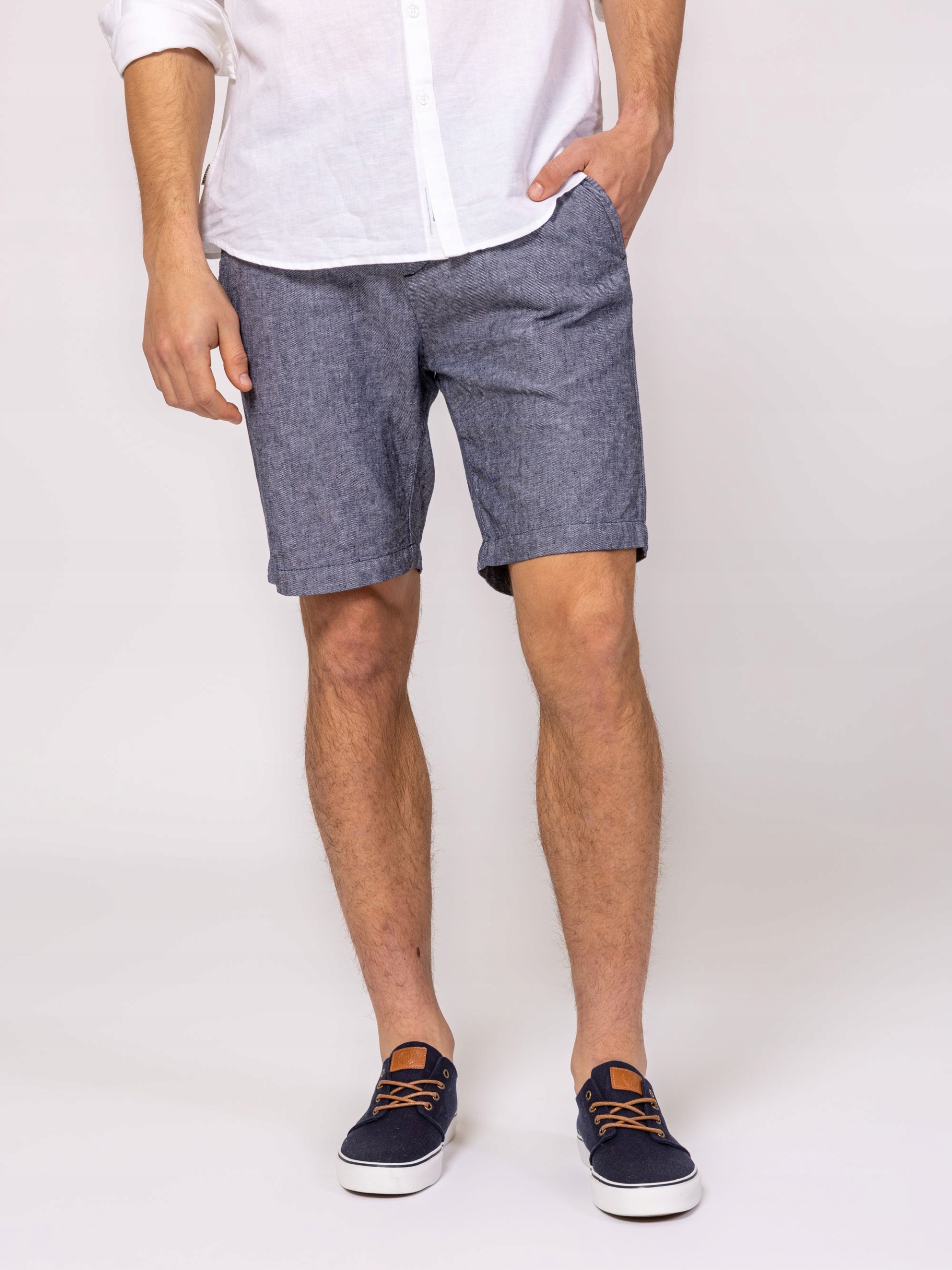 Heavy Tools Pánské Krátké Kraťasy Šortky Walerio Navy Tmavě Modré, Velikost XL