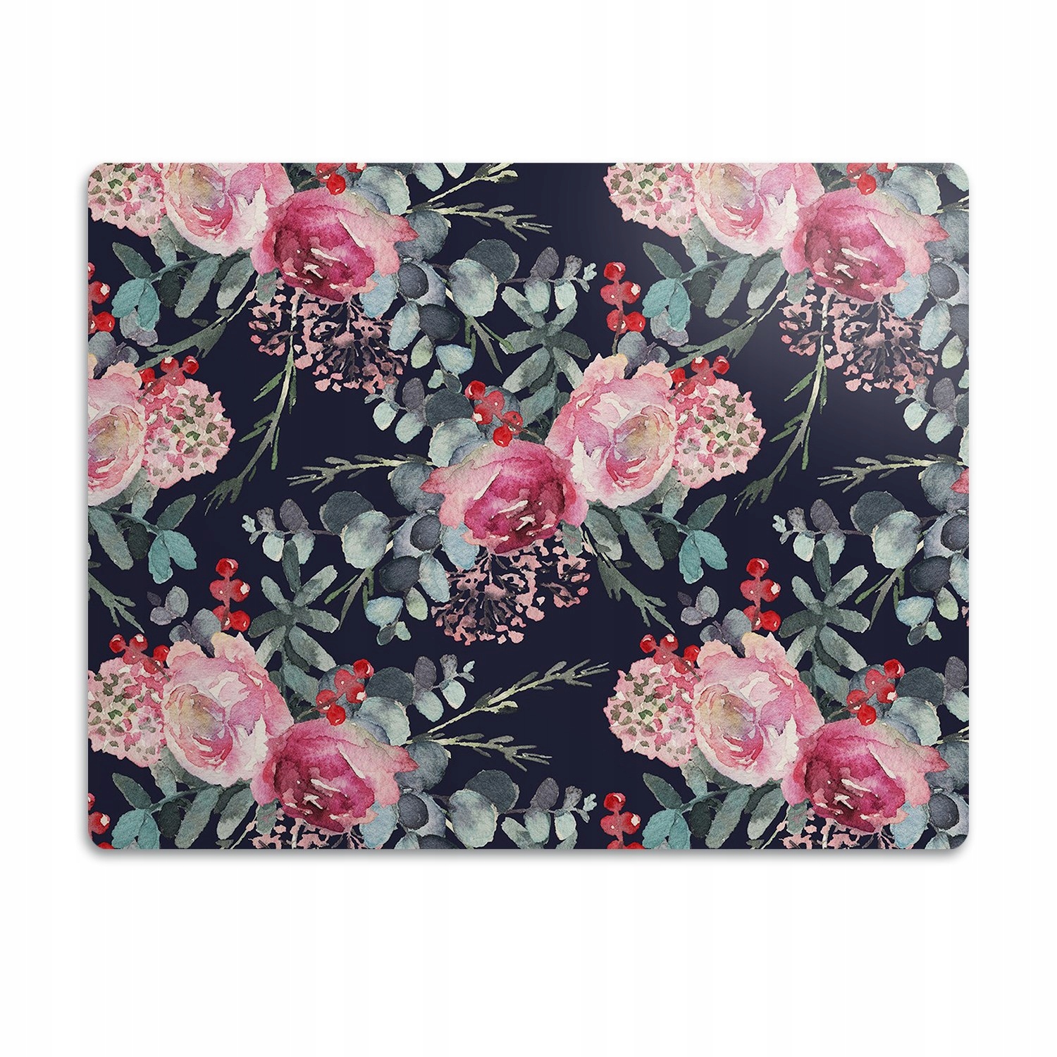 Levně Podložka pod misku pro psa kočku Květiny a listy 90x60