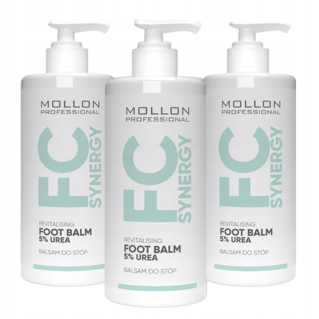 3x Balzám na nohy Urea 5% Foot Balm s ureou Regenerace pokožky 250 ml