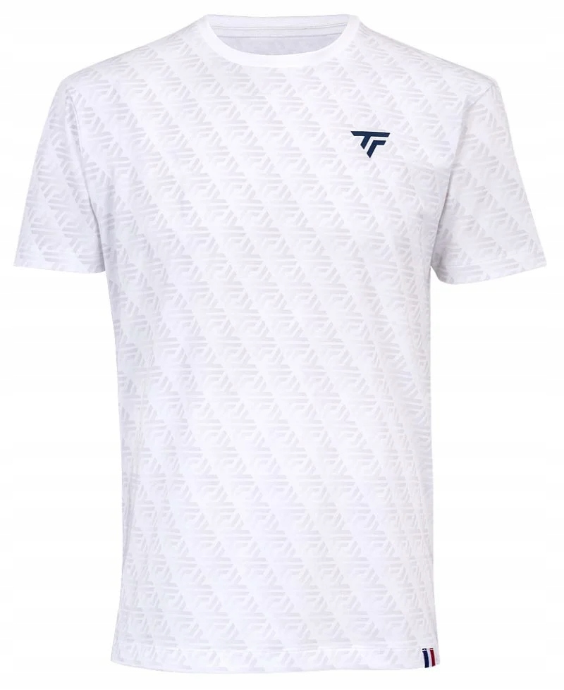 Koszulka tenisowa męska Tecnifibre Graphic Tee Stretch white