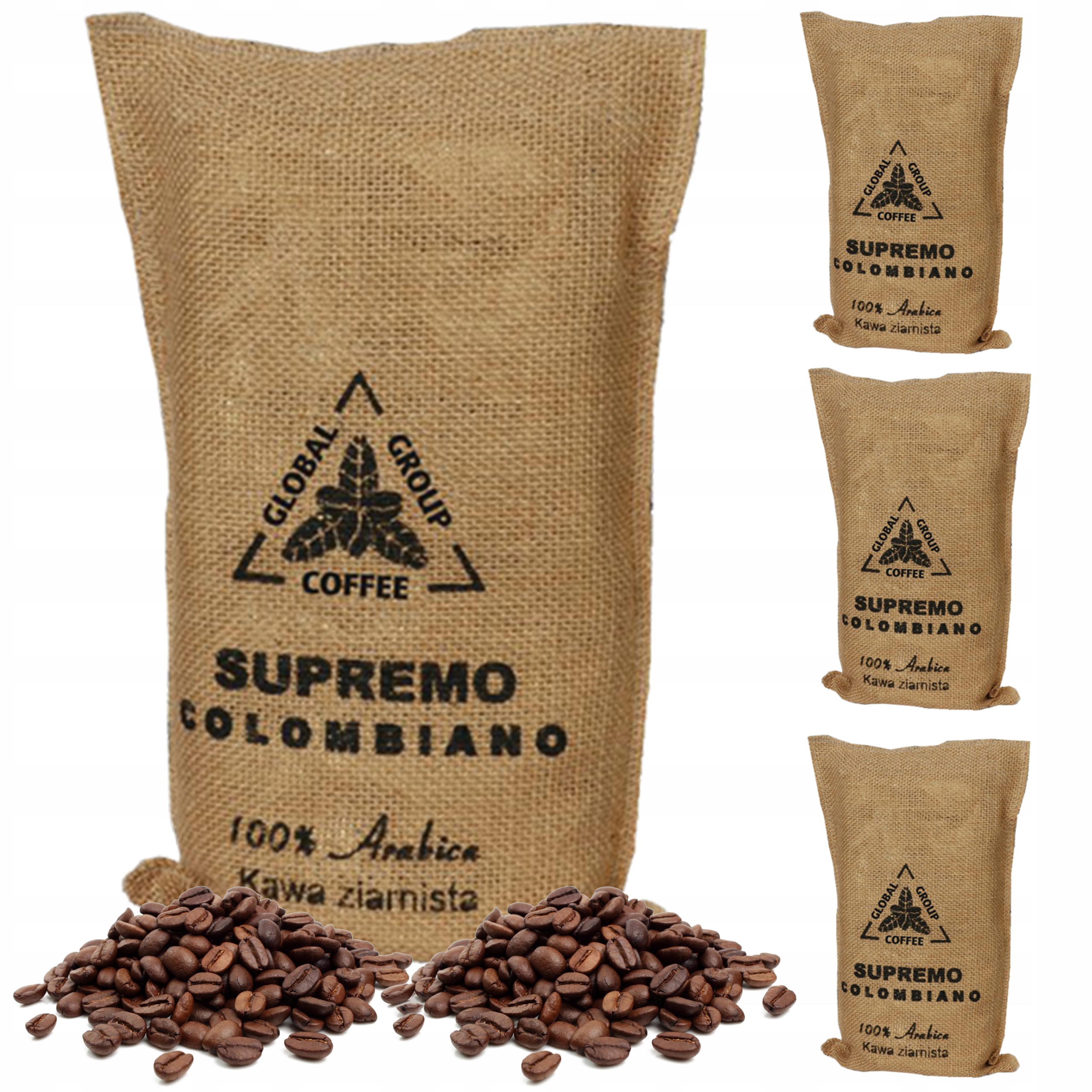 Kawa ziarnista Supremo Colombiano 1 kg