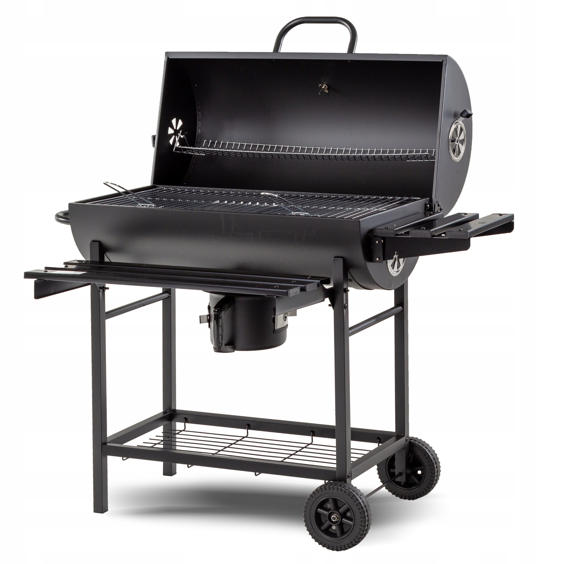 GRILL GRIL WĘGLOWY BECZKA Z POKRYWĄ POPIELNIK OGRODOWY DUŻY 71X35CM EAN (GTIN) 5906214851023