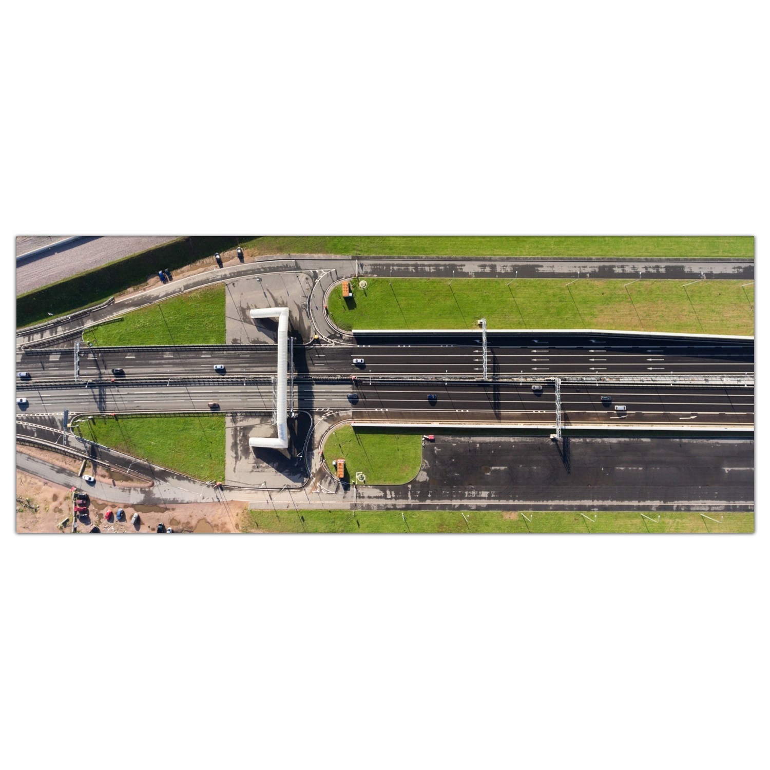 

Obraz Szklany Foto-obraz Tunel Droga Góra 125x50