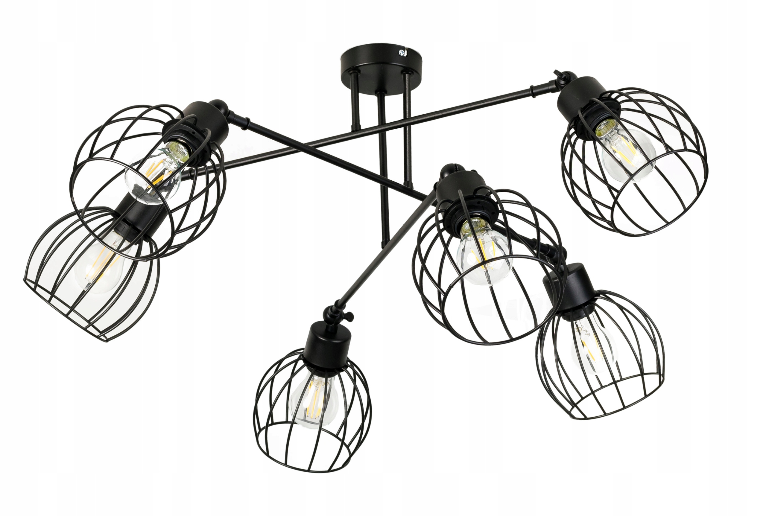 stropní svítidlo s nastavitelným lustrem Loft Metal 6