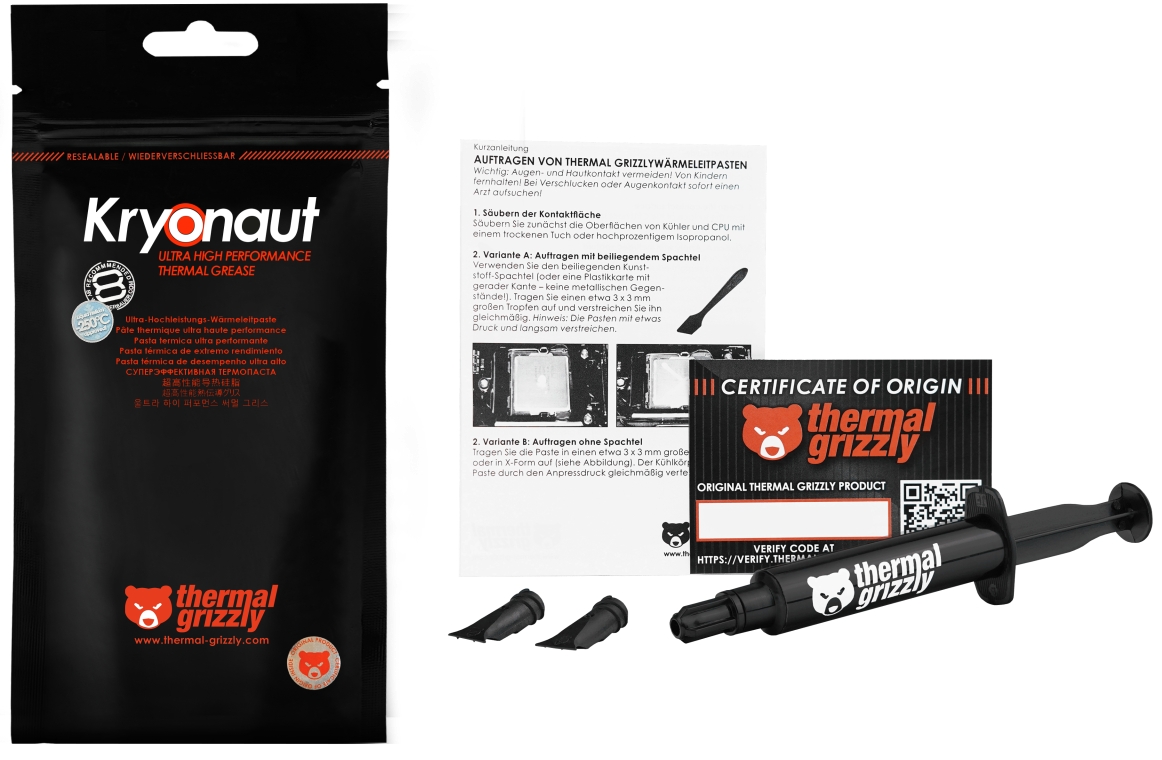 Thermal Grizzly Kryonaut 11g 3ml teplovodivá pasta na procesor