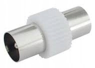 

Łącznik gniazdo wtyk antenowy -beczka