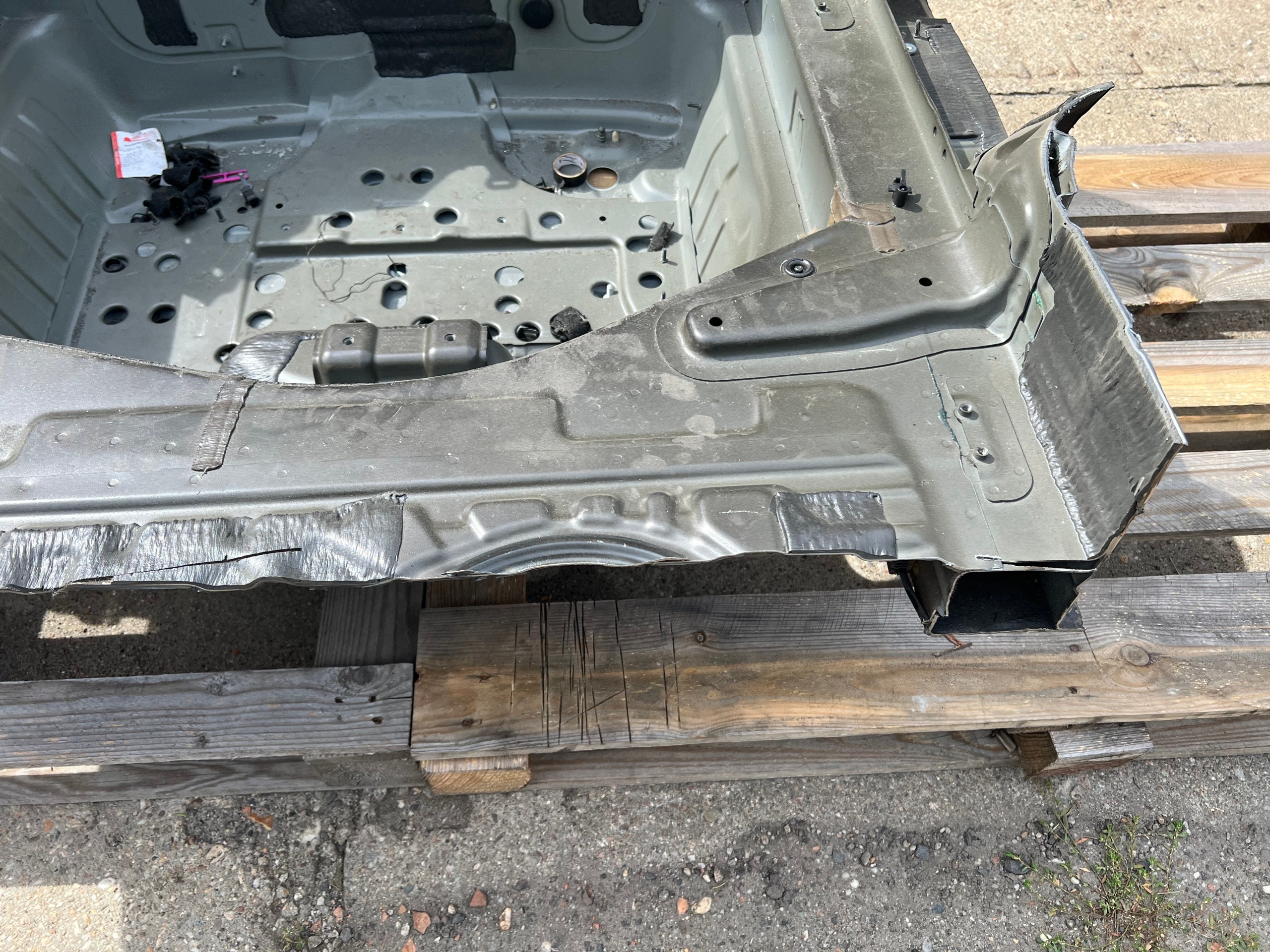quarter rear part sump rear panel floor AUDI A7 4G8 SPORTBACK LX7U