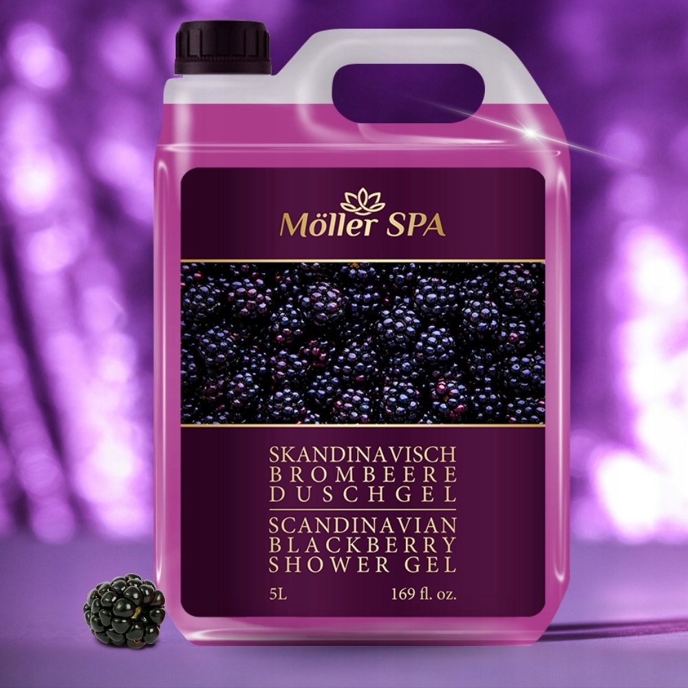 Möller SPA SKANDYNAWSKA CZARNA JEŻYNA ŻEL POD PRYSZNIC UNISEX PREMIUM 5L EAN (GTIN) 5905261416636