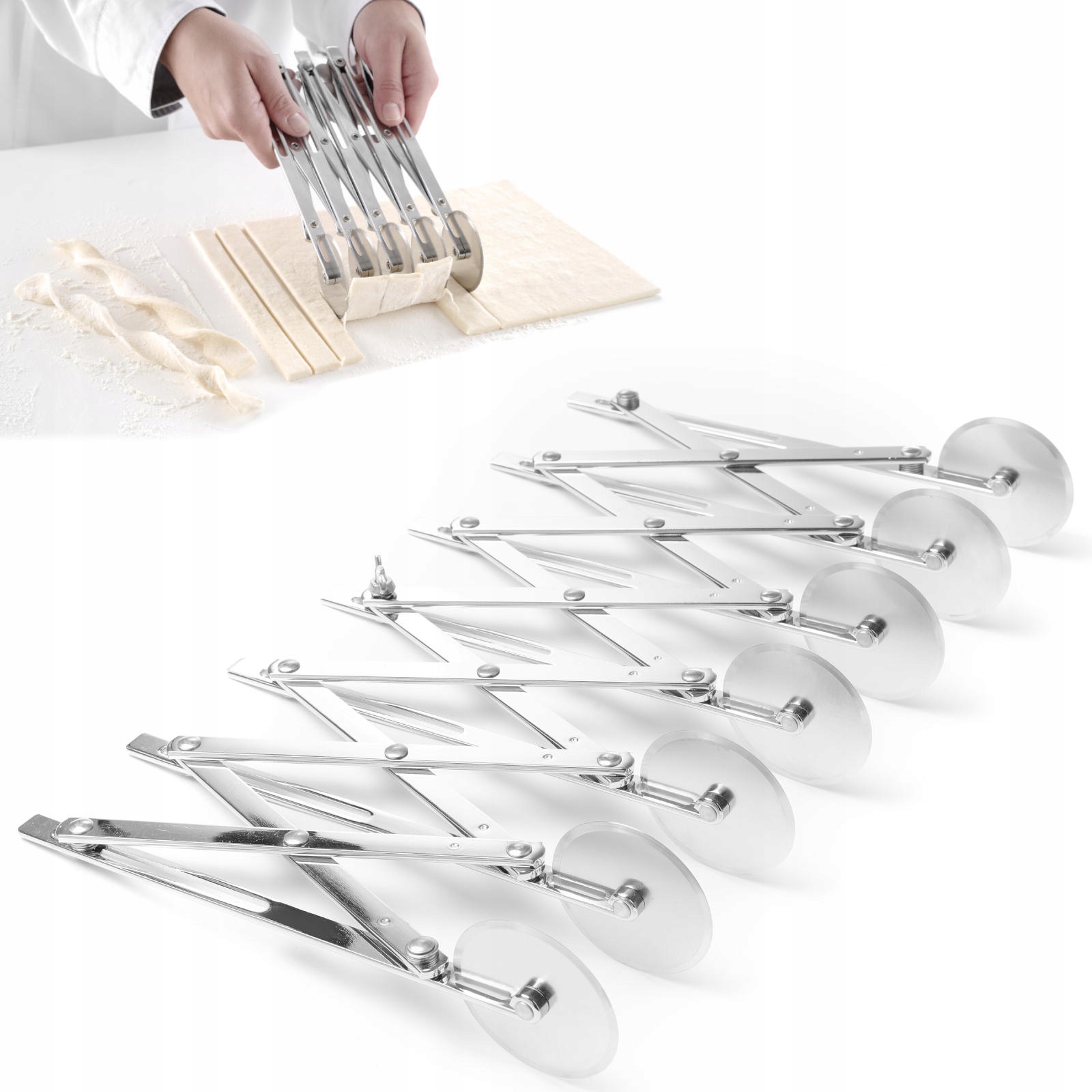 Značkovač Na Dortový Koláč Nastavitelný 7 Břitů Ocel Gastr. Hendi