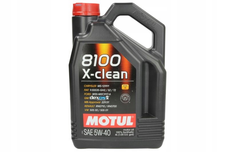 

Olej Motul 8100 X-clean 5W40 C3 4L