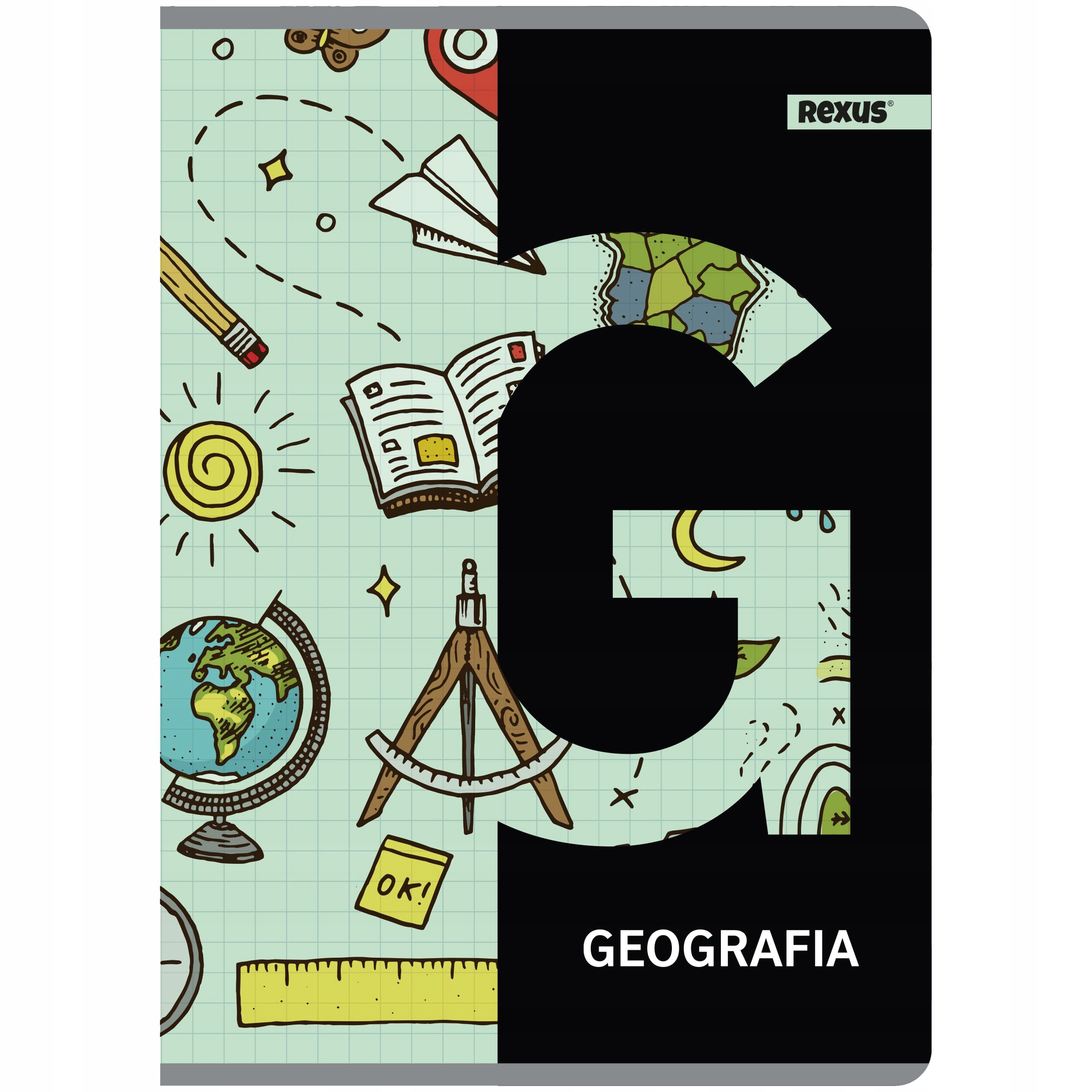 

Zeszyt Przedmiotowy Format A5 60k Geografia Kratka