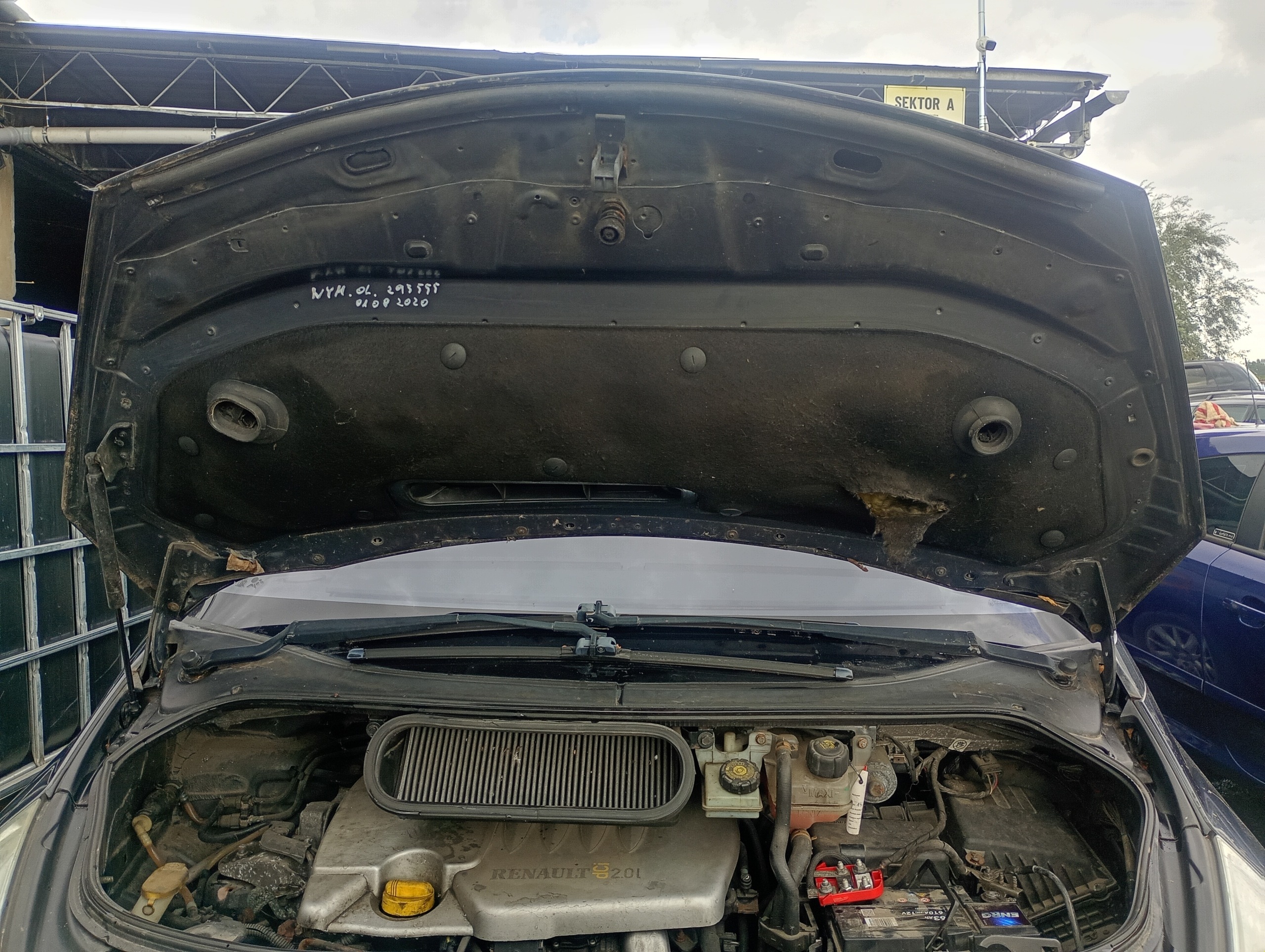 Cofano Renault Espace IV 4 06-15 kod lakieru TEB 66