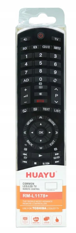 Dálkový Ovladač Univerzální Náhradní Díl Pro LCD Tv Toshiba Netflix CT-871 RM-L1178