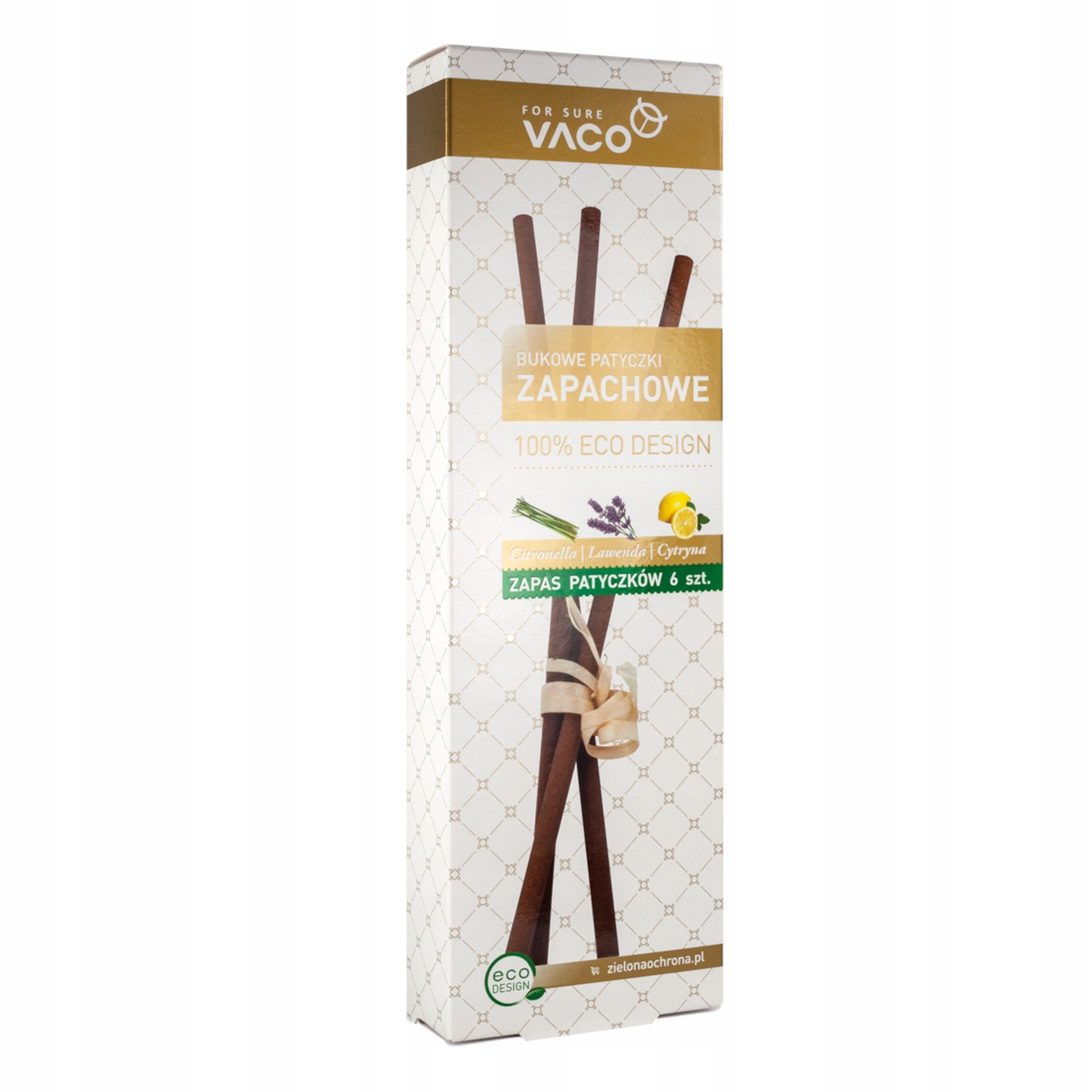 

Eko Bukowe patyczki zapachowe Vaco 6 sztuk zapas