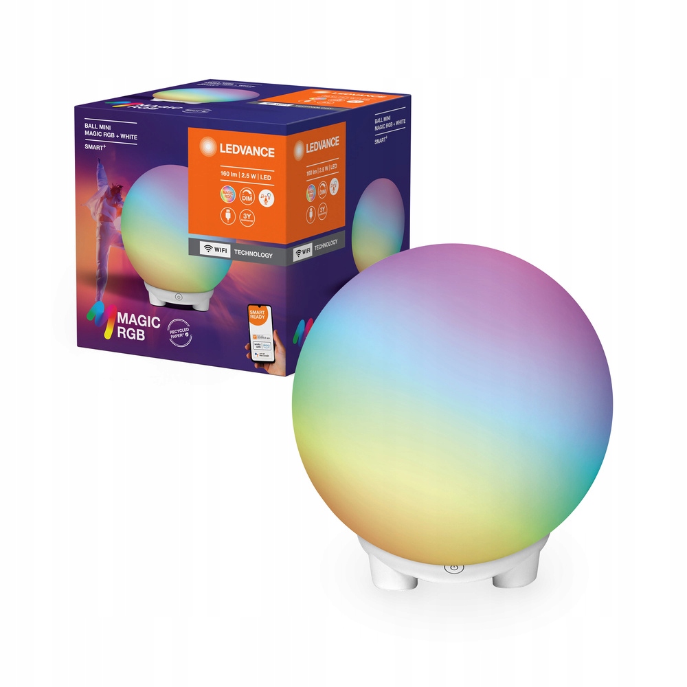 Inteligentní svítící vnitřní lampa 130lm Rgb Cct Usb Smart+ WiFi