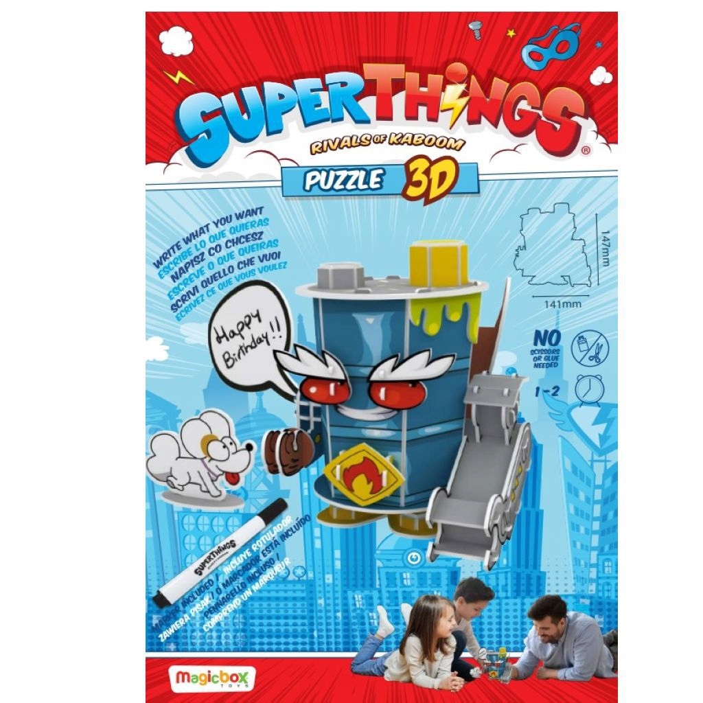 

Puzzle 3D Superthings Figurka (mr. King) (figurka)