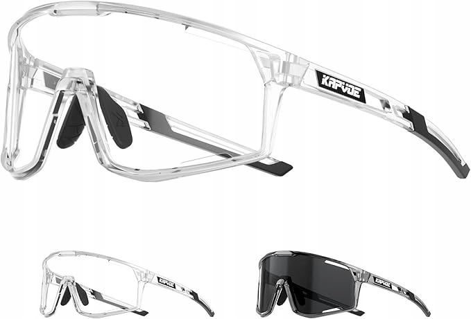 Fotochromatické cyklistické brýle Kapvoe, průhledné, Mtb