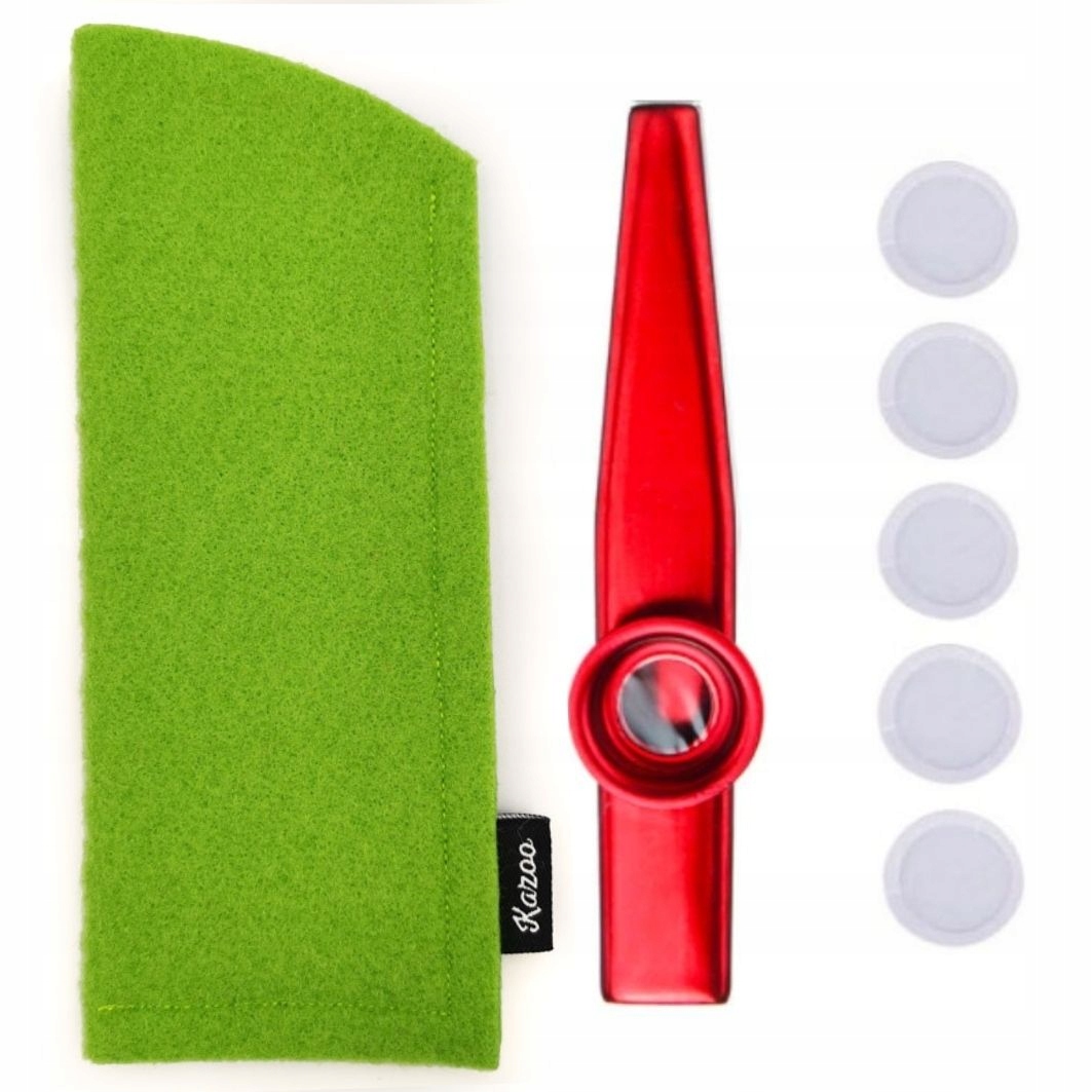 Czerwone KAZOO Zielone ETUI + MEMBRANY