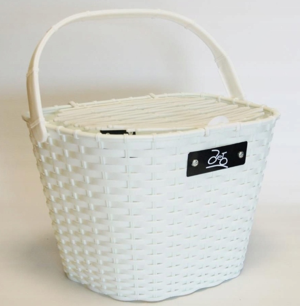 

Kosz rowerowy Przód Biały odpinany zamykany Duży