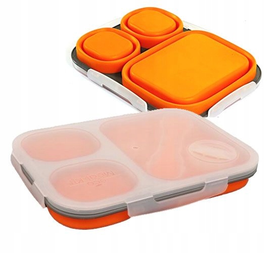 

Pojemnik Lunchbox Silikonowy Składany 900MLKB-7023