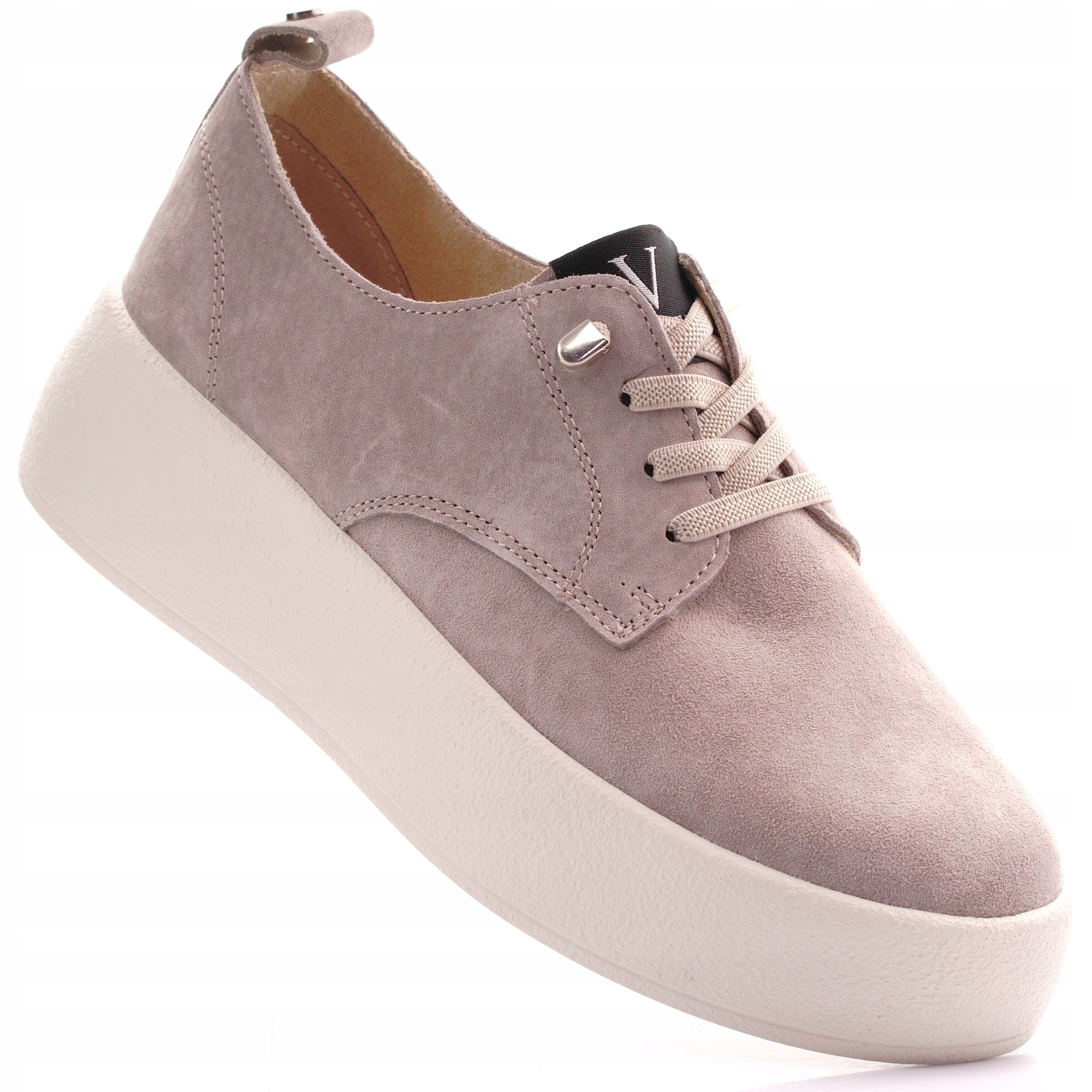 Vinceza Buty Sportowe Sneakersy Damskie Skórzane Na Platformie 79605 40