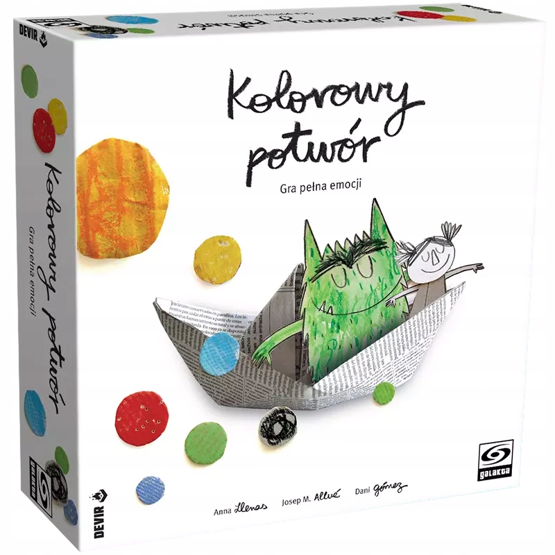Gra planszowa Kolorowy potwór Galakta