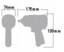 SI-1490BSR KLUCZ UDAROWY 1/2'' 850 NM SHINANO MADE IN JAPAN HIGH QUALITY Marka Shinano