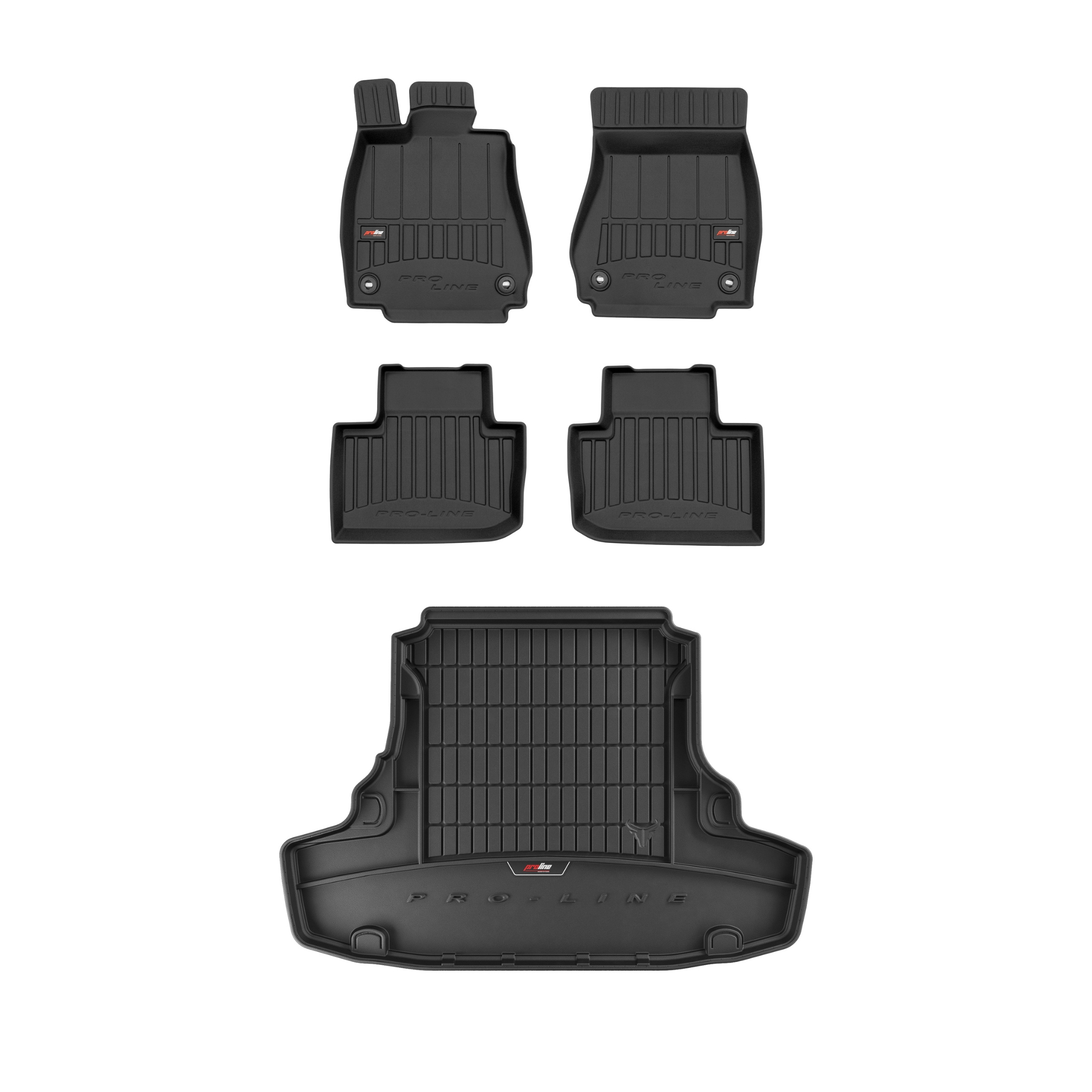 Frogum 3D Sada gumových koberců a rohože s logem pro Lexus Is III 2013-2020