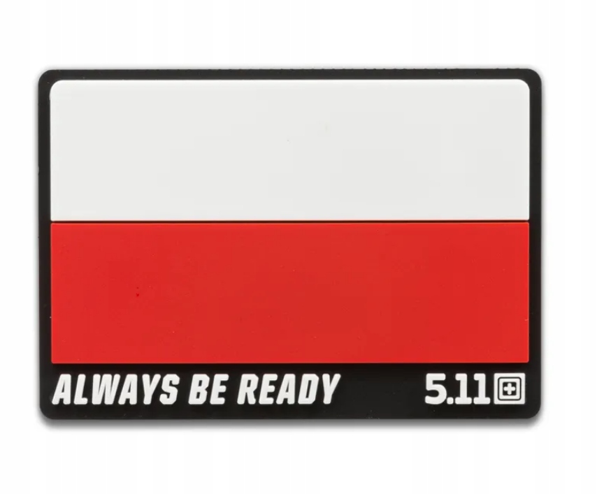 Patch 5.11 Poland Flag Patch kolor: Multi