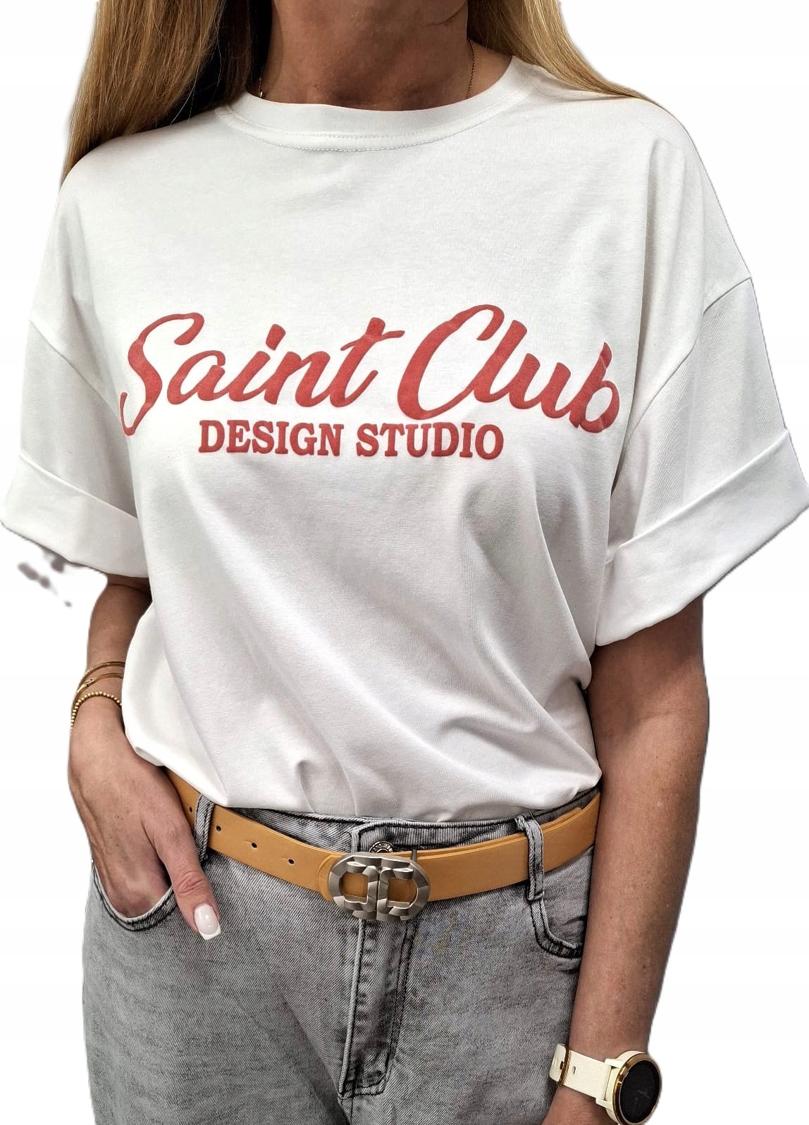 Cocomore Tričko Mikina s potiskem Saint Club Bílá 40/L New