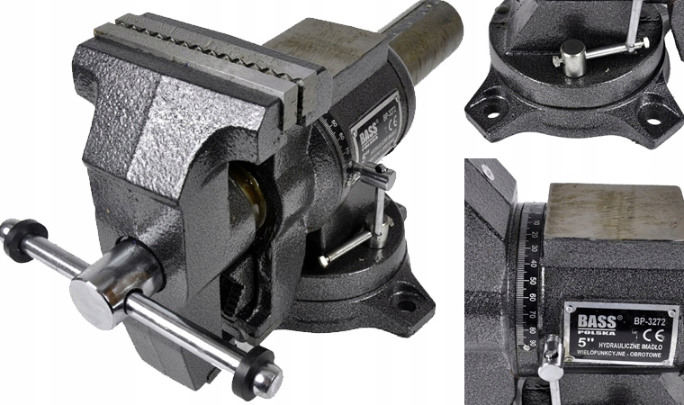 Вращающиеся слесарные тиски многофункциональные 125 мм