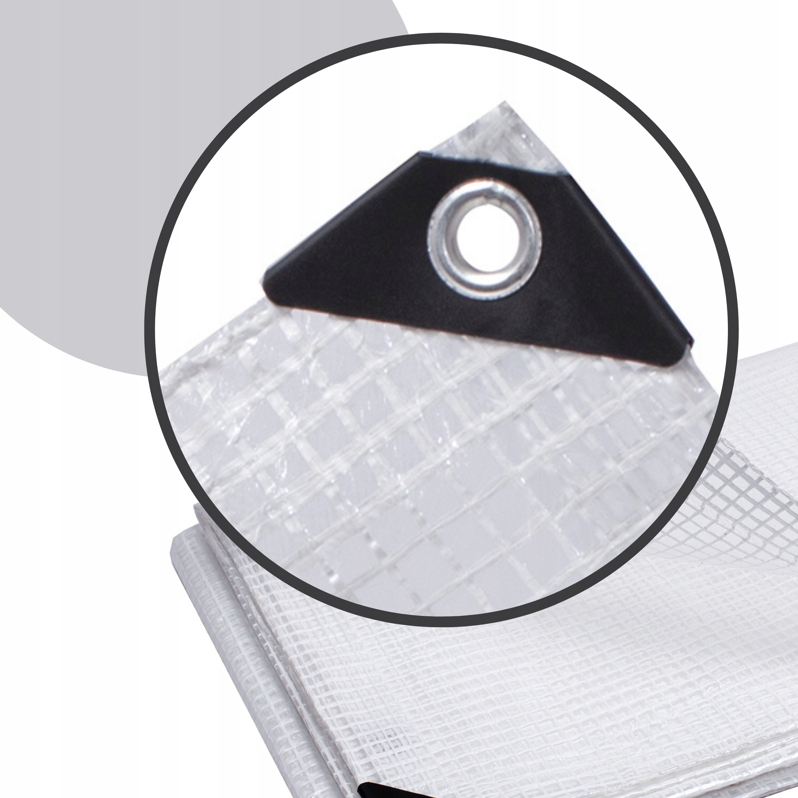 PLANDEKA PRZEŹROCZYSTA ZBROJONA MOCNA 6x8m +UV Kod producenta PLANDEKA OSŁONOWA PRZEŹROCZYSTA