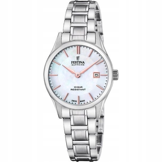 Dámské hodinky Festina F20068-2 stříbrné
